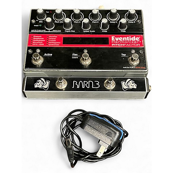 Used Eventide Pitch Factor Harmonizer with Barn3 Aux Footswitch Effect Pedal