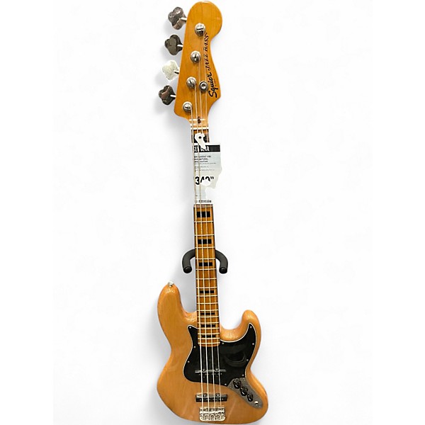 Used Squier Classic Vibe 70s Jazz Bass Natural Electric Bass Guitar