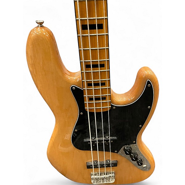 Used Squier Classic Vibe 70s Jazz Bass Natural Electric Bass Guitar