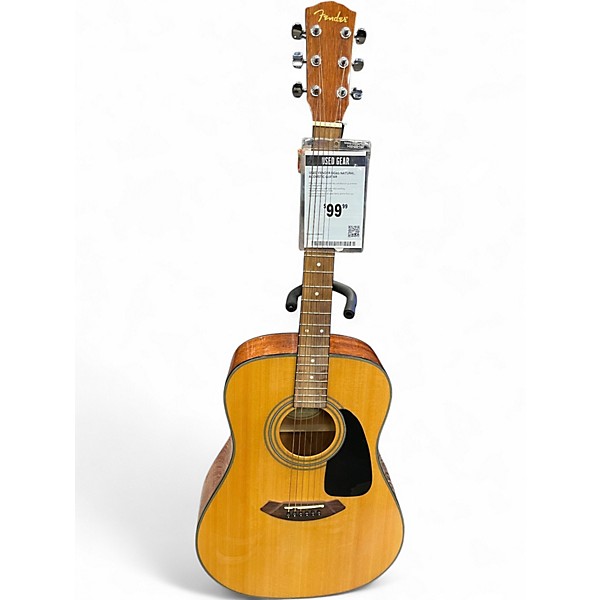 Used Fender DG8S Natural Acoustic Guitar