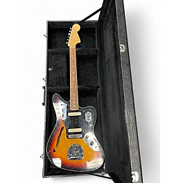 Used Fender Special Edition Jaguar Thinline 3 Color Sunburst Hollow Body Electric Guitar
