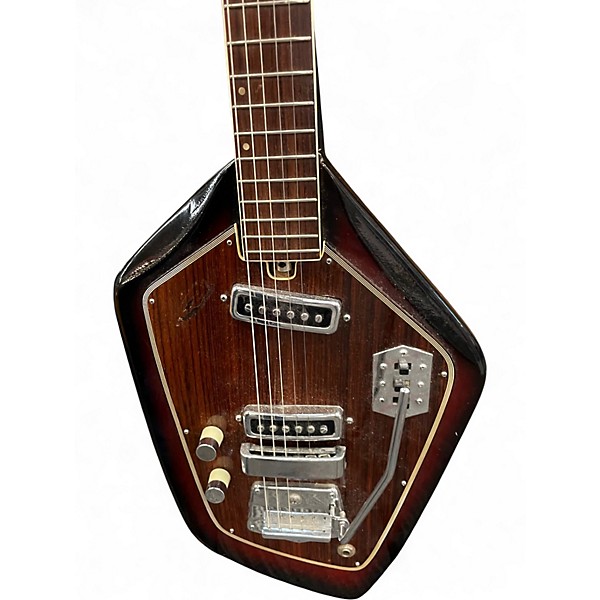 Used Californian domino 2 Color Sunburst Solid Body Electric Guitar