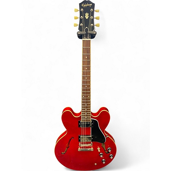 Used Epiphone ES335 Cherry Hollow Body Electric Guitar