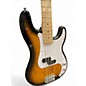 Used Squier Precision Bass Sunburst Electric Bass Guitar