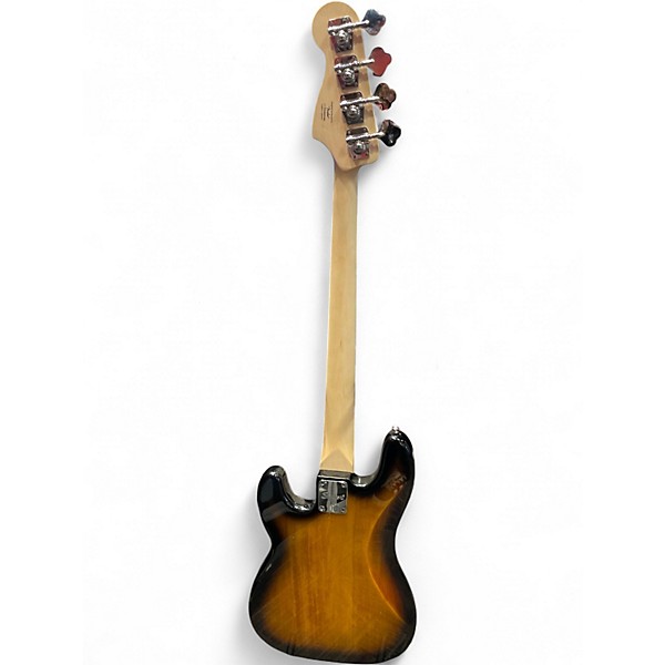 Used Squier Precision Bass Sunburst Electric Bass Guitar