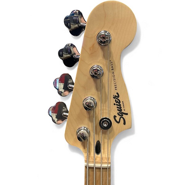 Used Squier Precision Bass Sunburst Electric Bass Guitar