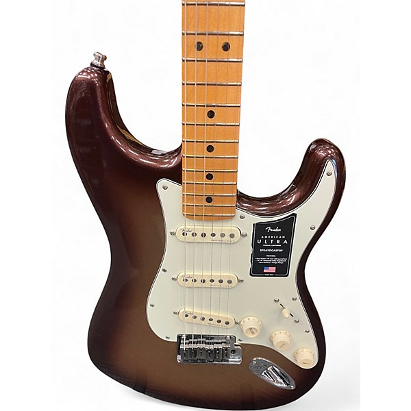 Used Fender American Ultra Stratocaster mocha burst Solid Body Electric Guitar