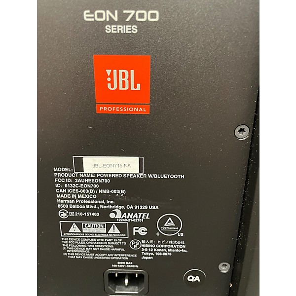 Used JBL EON 700 Powered Speaker