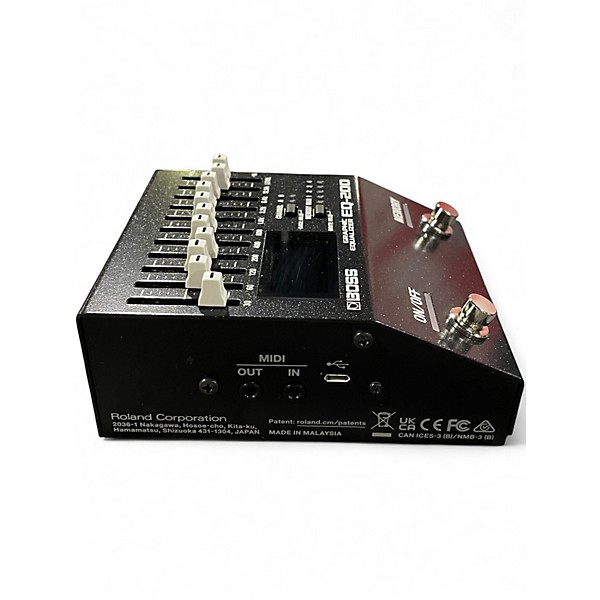 Used BOSS EQ200 Graphic Equalizer Pedal