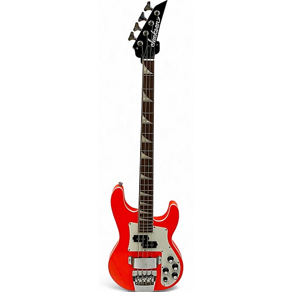 Used Jackson CBXDX IV Capri Orange Electric Bass Guitar