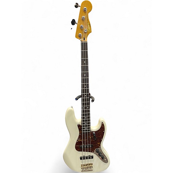 Used Squier Classic Vibe 1960S Jazz Bass Olympic White Electric Bass Guitar