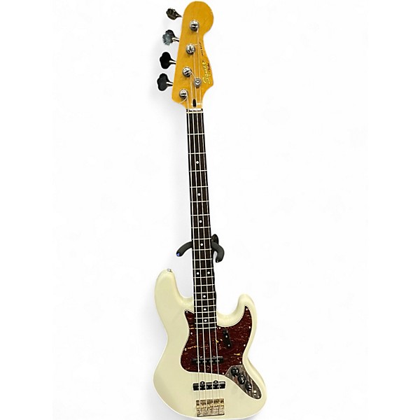 Used Squier Classic Vibe 1960S Jazz Bass Olympic White Electric Bass Guitar