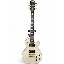 Used Epiphone MATT HEAFY LES PAUL CUSTOM ORIGINS BONE WHITE Solid Body Electric Guitar