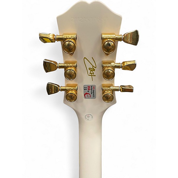 Used Epiphone MATT HEAFY LES PAUL CUSTOM ORIGINS BONE WHITE Solid Body Electric Guitar