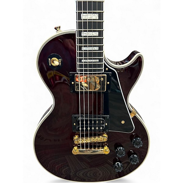 Used Epiphone Jerry Cantrell "Wino" Les Paul Custom Wine Red Solid Body Electric Guitar