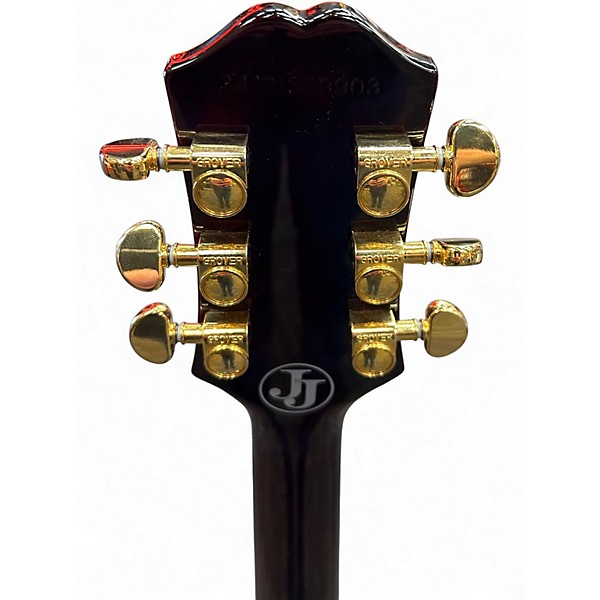 Used Epiphone Jerry Cantrell "Wino" Les Paul Custom Wine Red Solid Body Electric Guitar