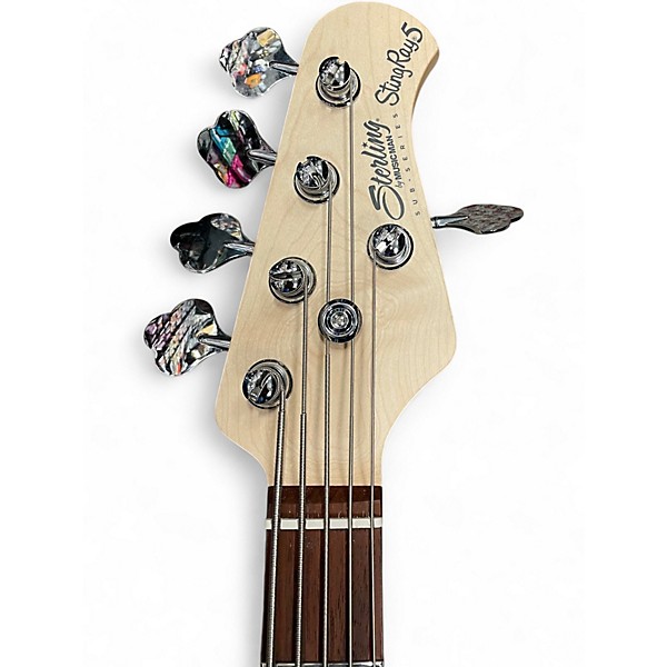 Used Sterling by Music Man SUB-SERIES STING RAY 5 RUBY RED BURST Electric Bass Guitar