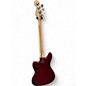Used Squier Vintage Modified Jaguar Bass Wine Red Electric Bass Guitar