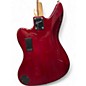 Used Squier Vintage Modified Jaguar Bass Wine Red Electric Bass Guitar