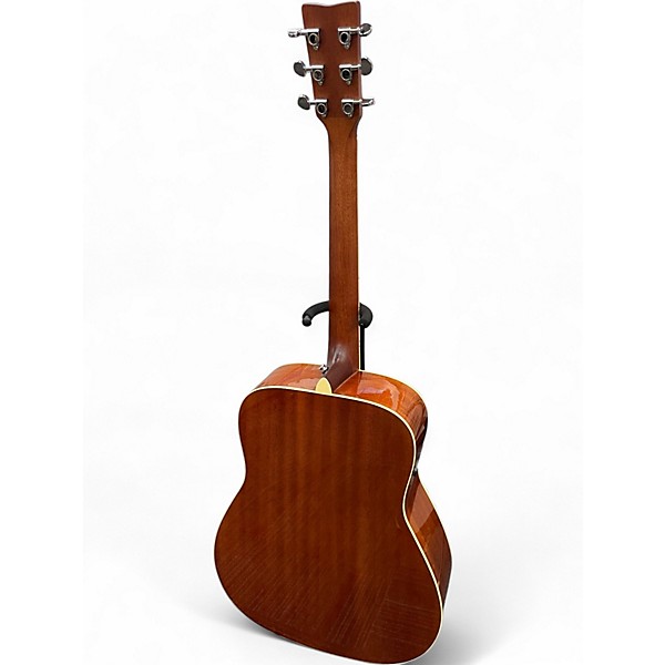 Used Yamaha FGTA Vintage Natural Acoustic Electric Guitar