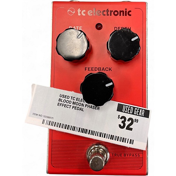 Used TC Electronic Blood Moon Phaser Effect Pedal