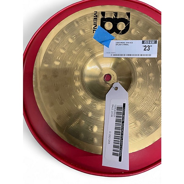 Used MEINL 10in HCS Splash Cymbal