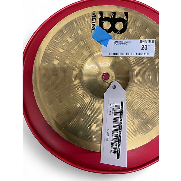 Used MEINL 10in HCS Splash Cymbal