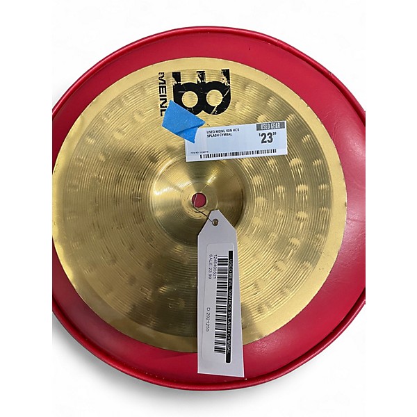 Used MEINL 10in HCS Splash Cymbal
