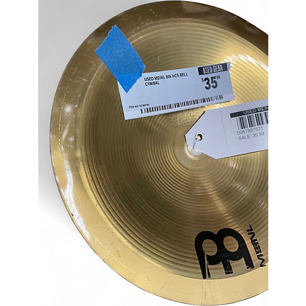 Used MEINL 8in HCS BELL Cymbal