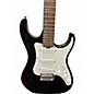 Used Lyon By Washburn STRATOCASTER Black Solid Body Electric Guitar