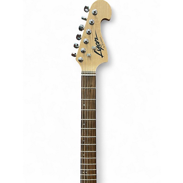 Used Lyon By Washburn STRATOCASTER Black Solid Body Electric Guitar