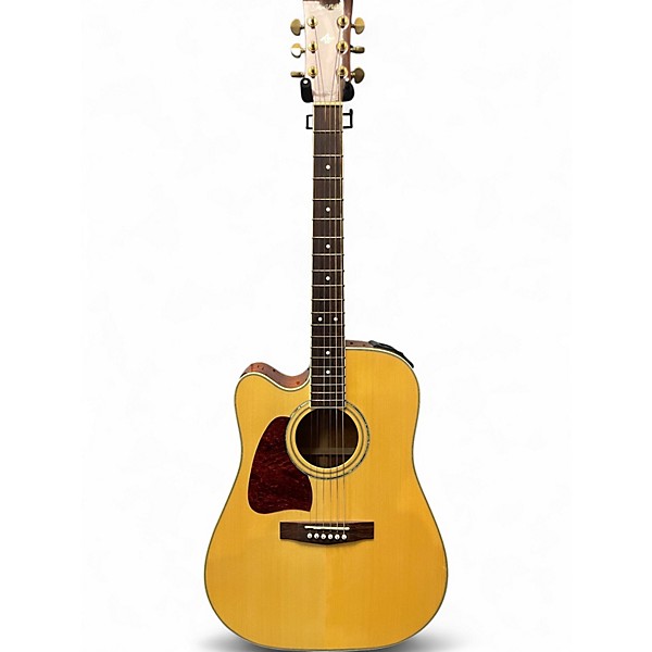 Used Ibanez AW100LCE Natural Acoustic Electric Guitar
