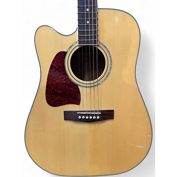 Used Ibanez AW100LCE Natural Acoustic Electric Guitar