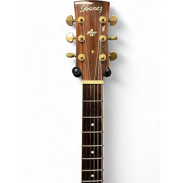 Used Ibanez AW100LCE Natural Acoustic Electric Guitar