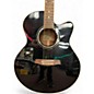 Used Ibanez AEL10D Black Acoustic Electric Guitar