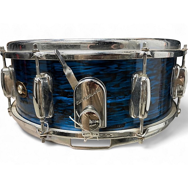Vintage 1966 Slingerland 14in Modern Jazz Blue Agate Drum