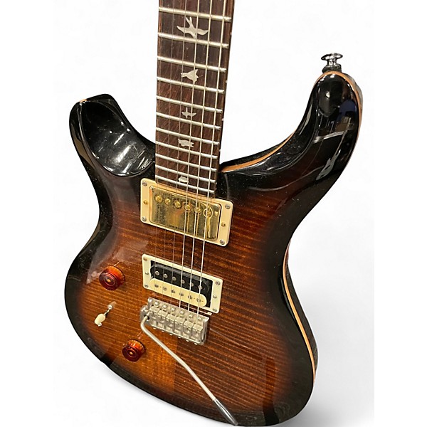 Used PRS SE Custom 24 Left-Hand Tobacco Sunburst Solid Body Electric Guitar