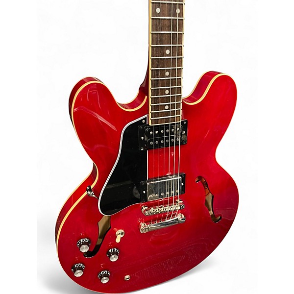 Used Epiphone 335 IG Left-Handed Cherry Hollow Body Electric Guitar