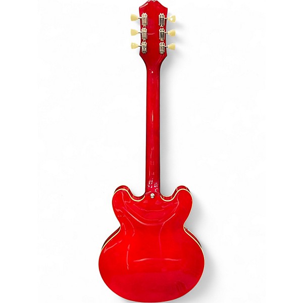 Used Epiphone 335 IG Left-Handed Cherry Hollow Body Electric Guitar