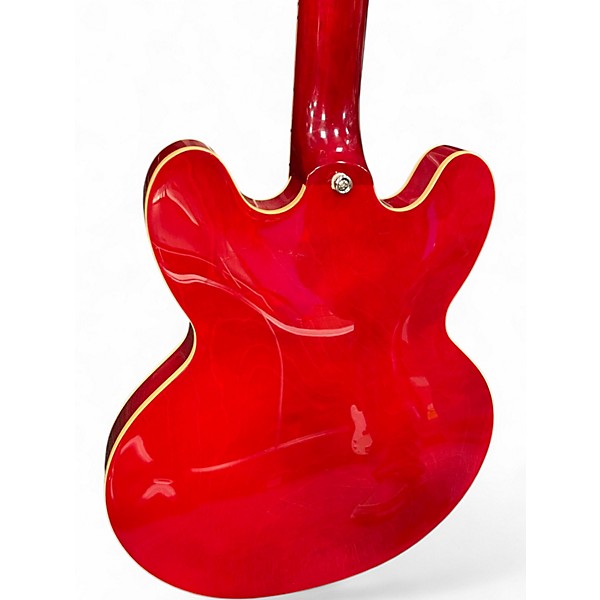 Used Epiphone 335 IG Left-Handed Cherry Hollow Body Electric Guitar