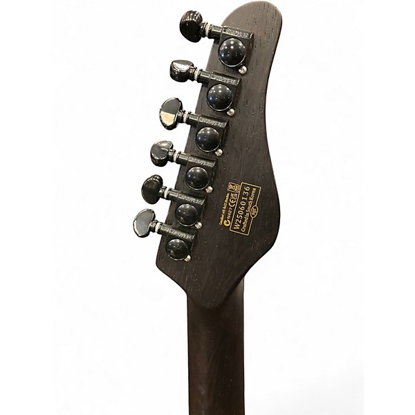 Used Schecter Guitar Research Diamond Series SVSS Left-Handed Exotic Black Limba Solid Body Electric Guitar