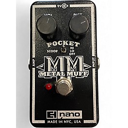 Used Electro-Harmonix Nano Pocket Metal Muff Distortion Effect Pedal