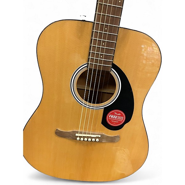 Used Fender FA125 Natural Acoustic Guitar