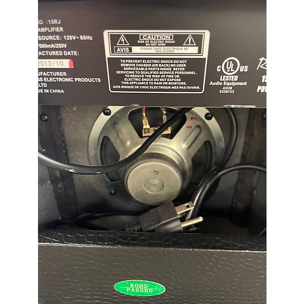 Used Randy Jackson 15RJ Battery Powered Amp