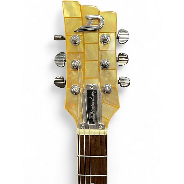 Used Duesenberg Starplayer TV RONNIE WOOD SIGNATURE ICE PEARL Hollow Body Electric Guitar