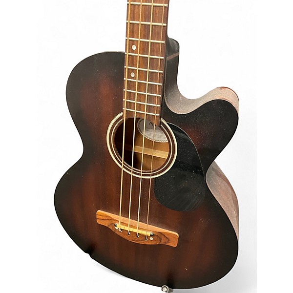 Used Mitchell T239BCE-BST Mini Jumbo Mahogany Acoustic Bass Guitar