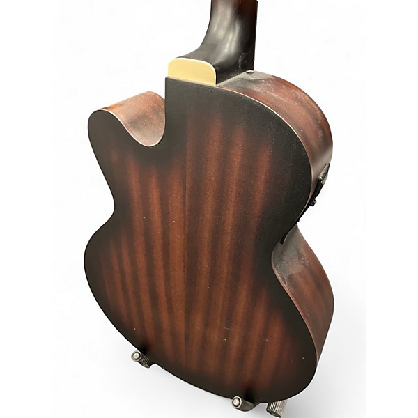 Used Mitchell T239BCE-BST Mini Jumbo Mahogany Acoustic Bass Guitar