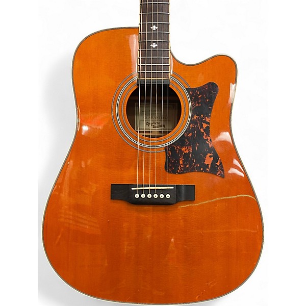 Used Epiphone Masterbuilt DR-500MCE Natural Acoustic Electric Guitar