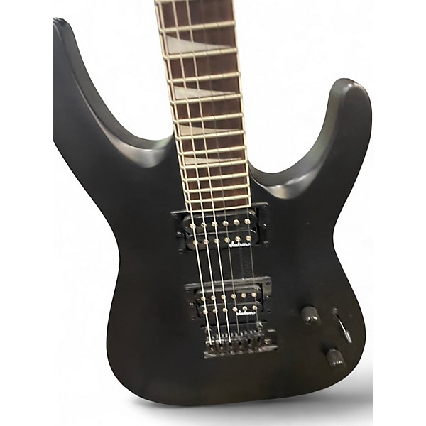 Used Jackson JS22R Dinky Black Solid Body Electric Guitar