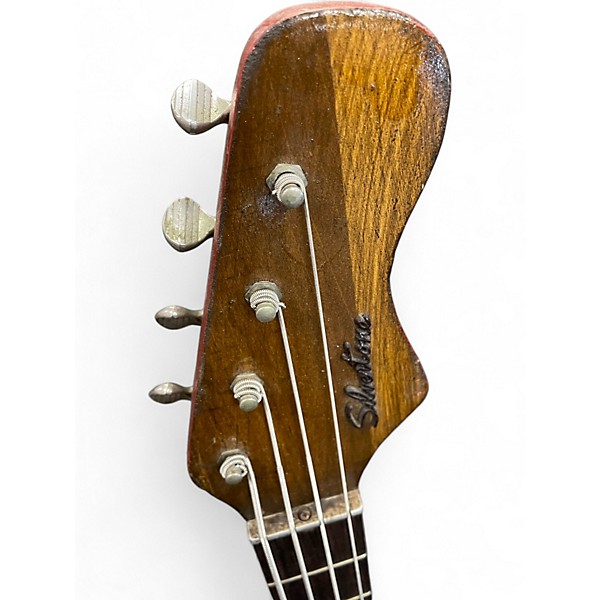 Vintage 1960s Silvertone 1960s 1442 (refin) Black Electric Bass Guitar
